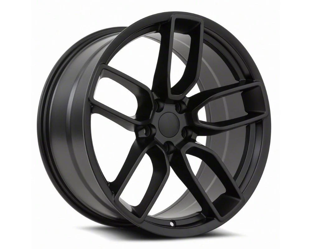 Vors DG10 Matte Black Wheel; Rear Only; 20x10.5; 22mm Offset (11-23 RWD Charger, Excluding Widebody)