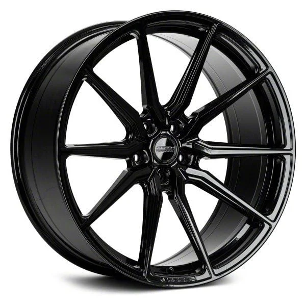 Vossen HF-3 Gloss Black Wheel; 20x9.5; 17mm Offset (11-23 RWD Charger, Excluding Widebody)