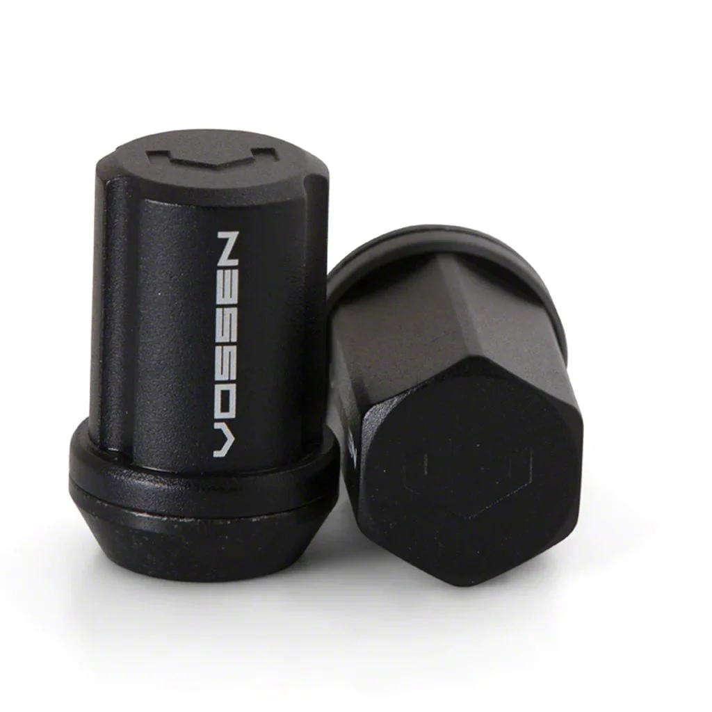 Vossen Black Locking Lug Nuts; M14 x 1.5 (20-26 Corvette C8)