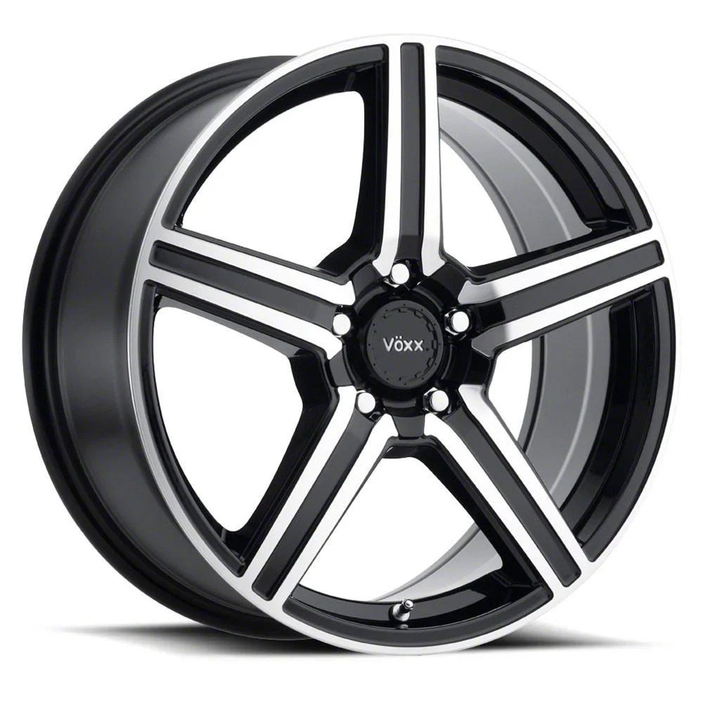 Voxx Como Gloss Black Machined Wheel; 20x8.5; 20mm Offset (06-10 RWD Charger)