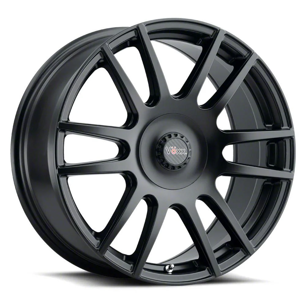 Voxx Pisa Matte Black Wheel; 20x8.5; 20mm Offset (06-10 RWD Charger)