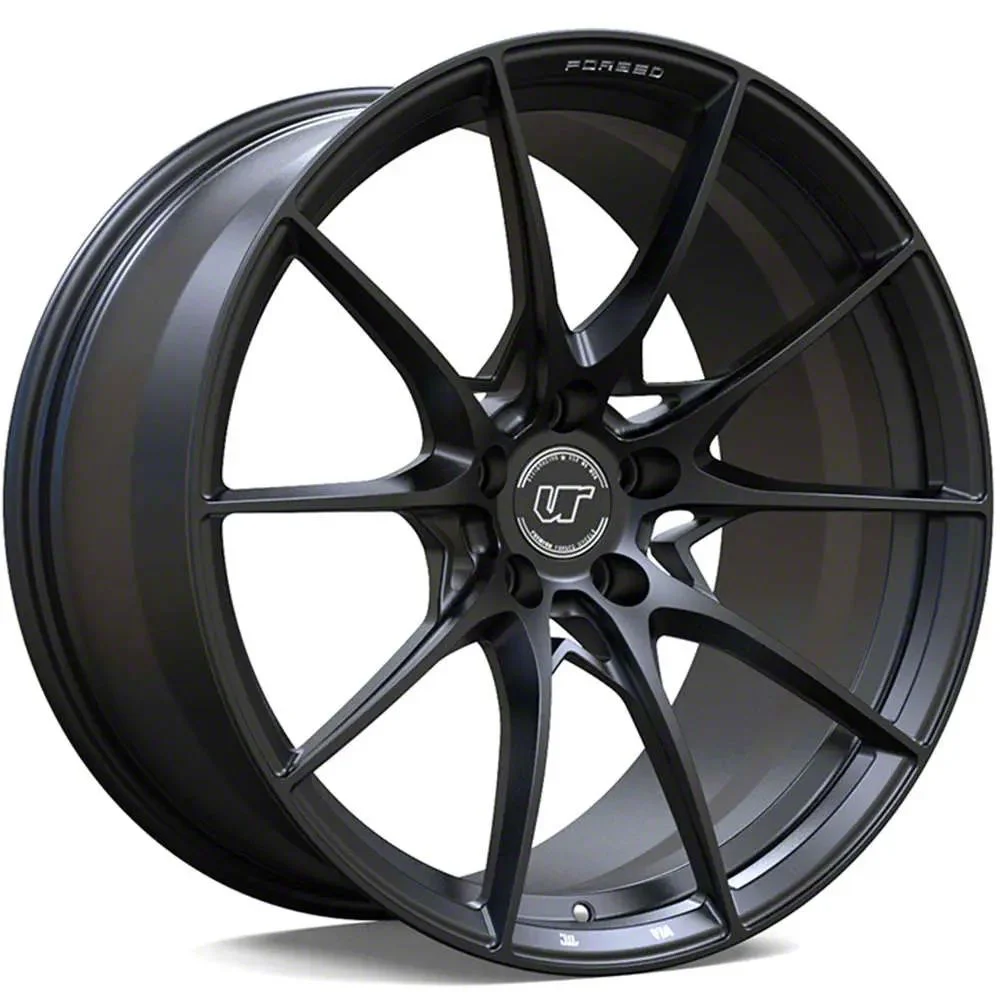 VR Forged D03 Matte Black Wheel; Rear Only; 20x11; 50mm Offset (15-23 Mustang, Excluding GT500)