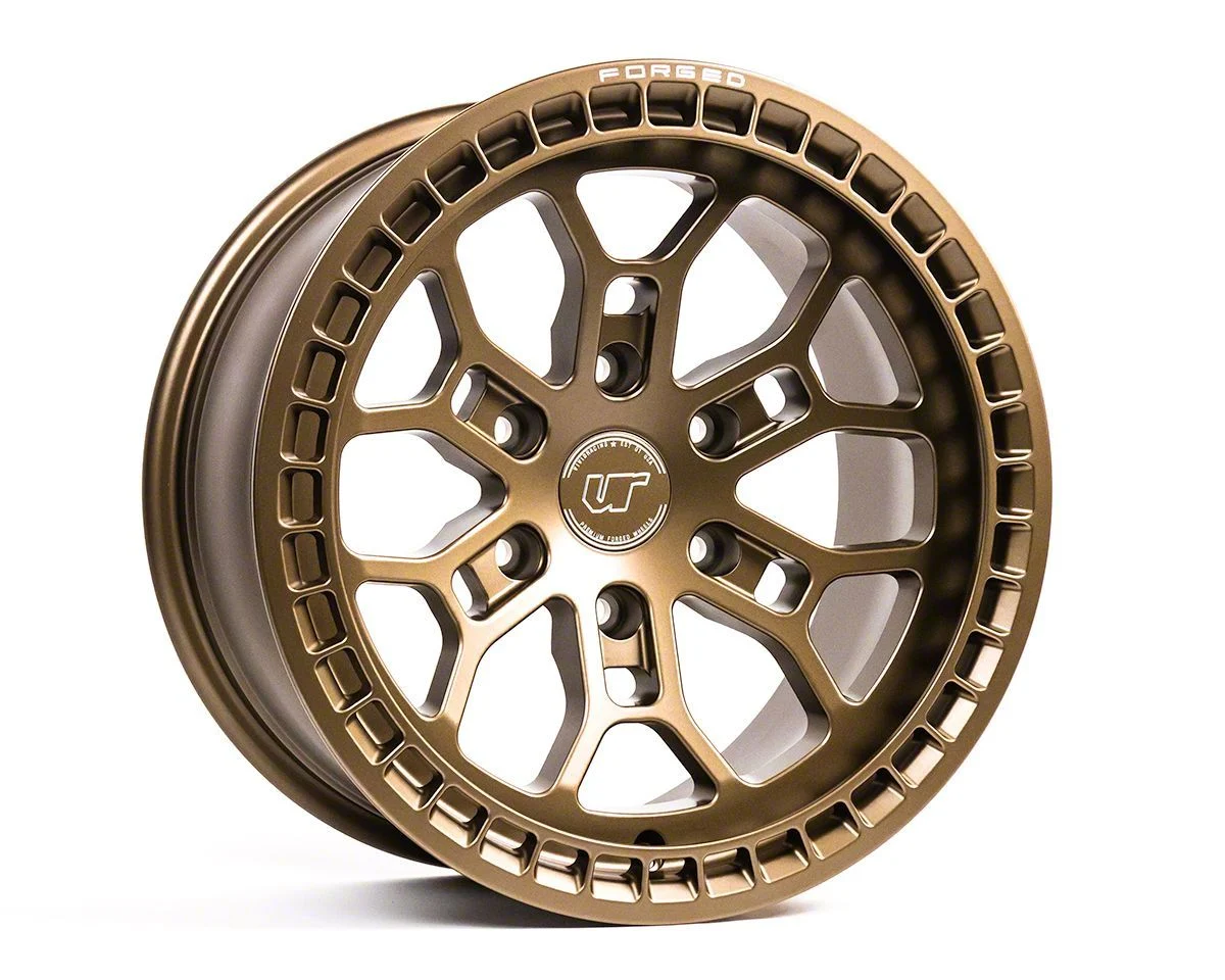 VR Forged D02 Satin Bronze 6-Lug Wheel; 17x8.5; 0mm Offset (19-26 Silverado 1500)