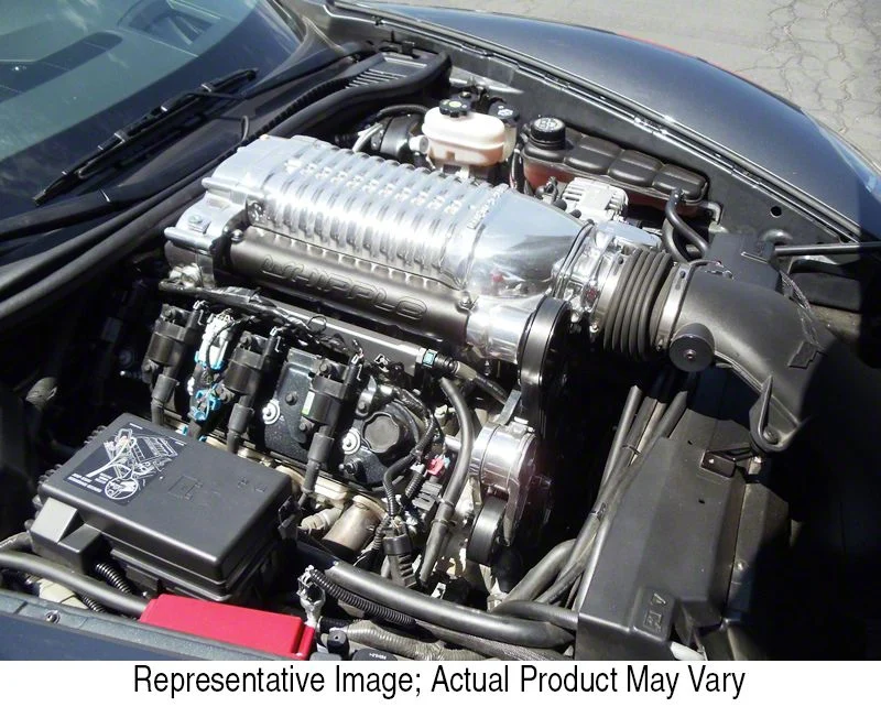 Whipple W175FF 2.9L Intercooled Supercharger Competition Kit; Black (06-13 Corvette C6 Z06)