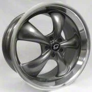 White Diamond W5605 Gunmetal Machined Wheel; 20x8.5; 30mm Offset (11-23 RWD Charger, Excluding SRT Hellcat)