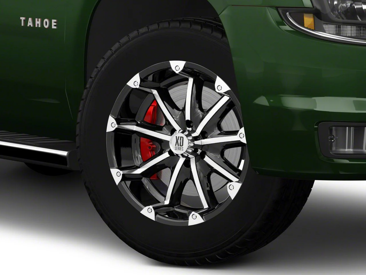 XD Badlands Gloss Black Machined 6-Lug Wheel; 20x9; -12mm Offset (15-20 Tahoe)