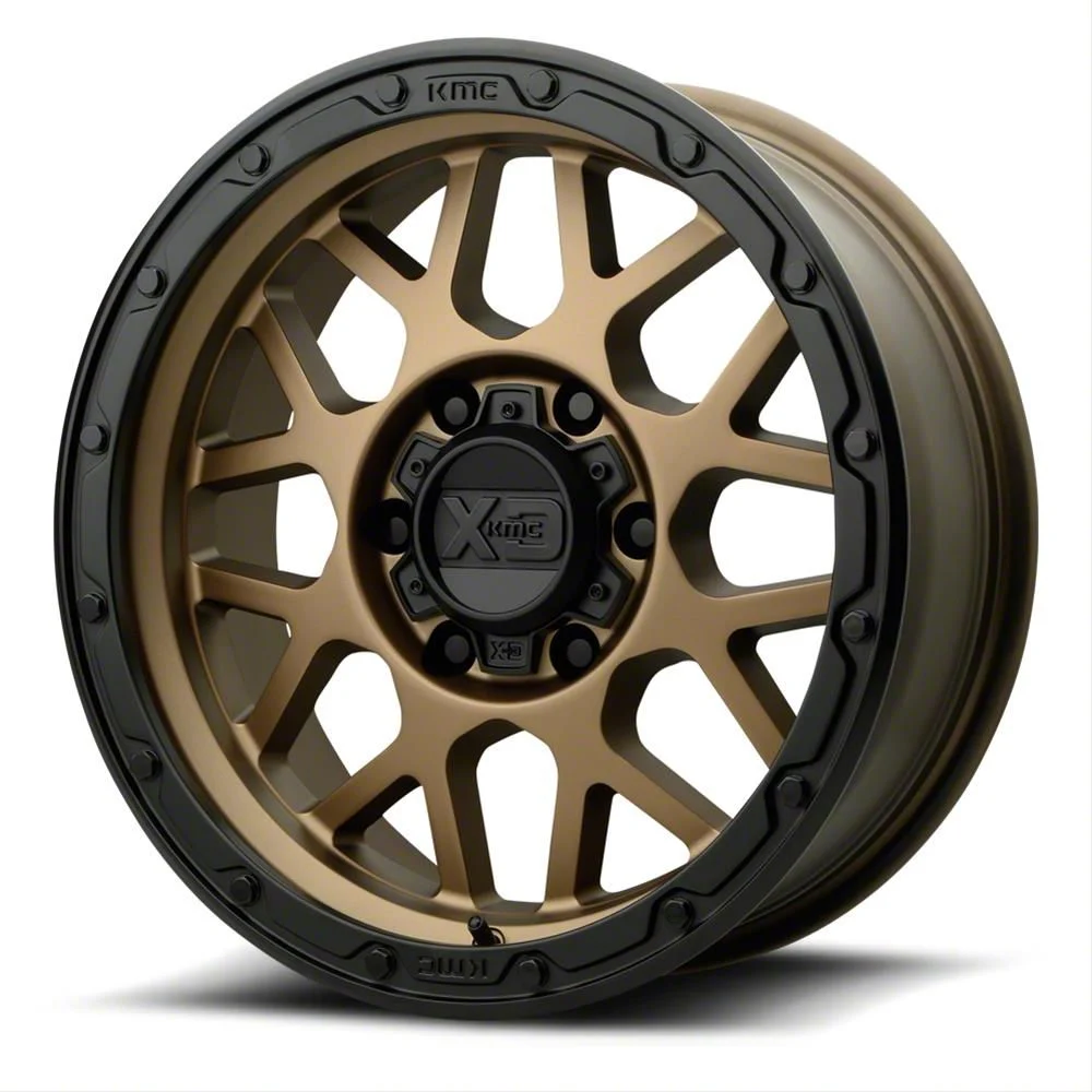 XD Grenade OR Matte Bronze with Matte Black Lip 6-Lug Wheel; 18x8.5; 0mm Offset (15-20 Tahoe)