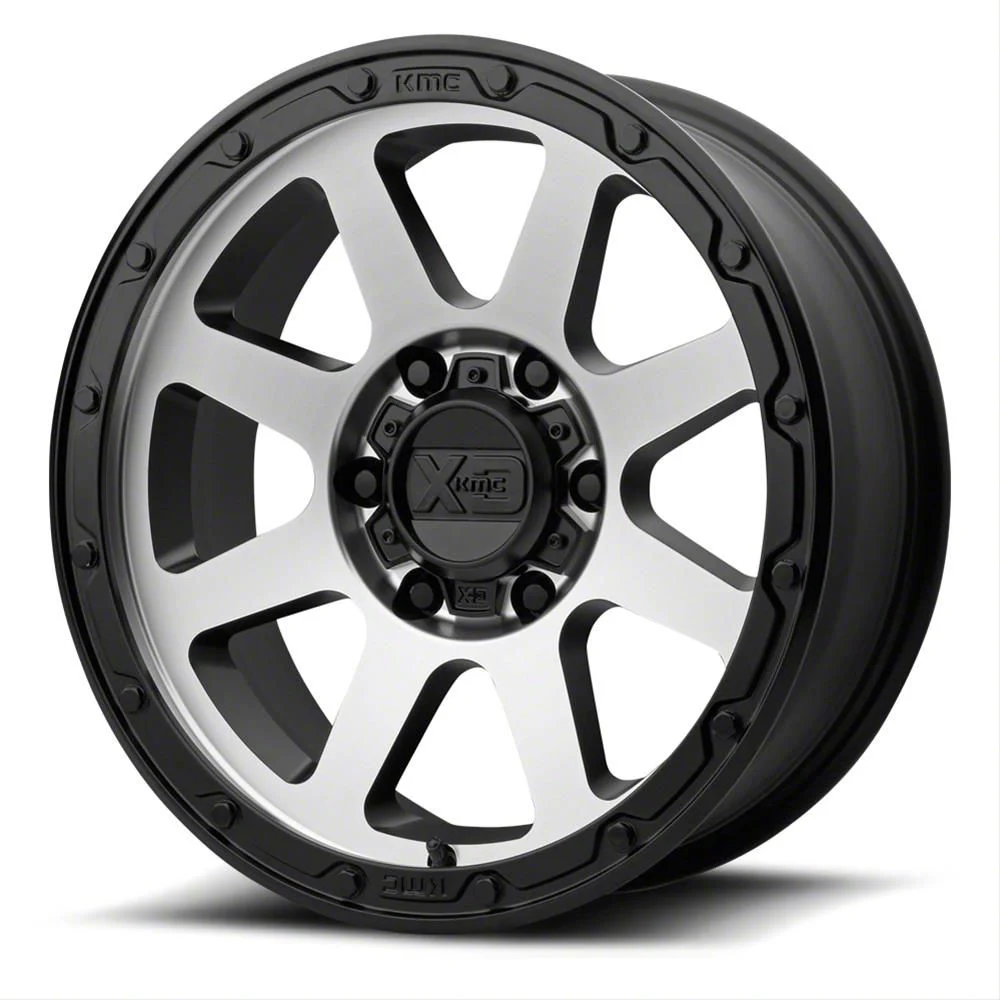 XD Addict 2 Matte Black Machined 6-Lug Wheel; 18x8.5; 0mm Offset (21-26 Tahoe)