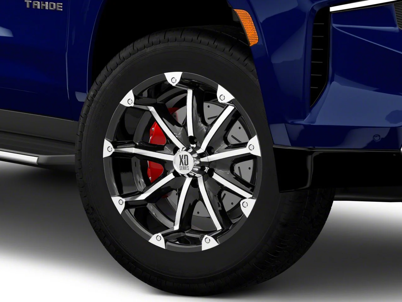XD Badlands Gloss Black Machined 6-Lug Wheel; 20x9; -12mm Offset (21-26 Tahoe)
