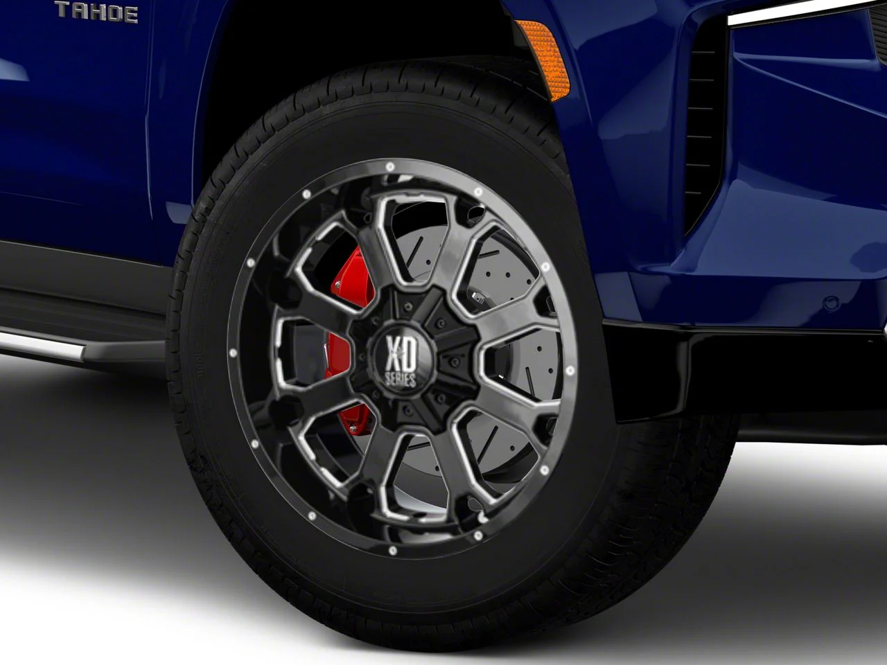 XD Buck 25 Gloss Black Milled 6-Lug Wheel; 20x10; -24mm Offset (21-26 Tahoe)