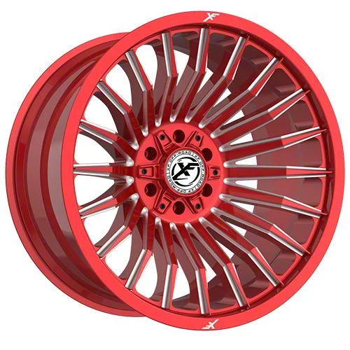 XF Offroad XF-231 Anodized Red Milled 6-Lug Wheel; 20x10; -12mm Offset (19-23 Ranger)
