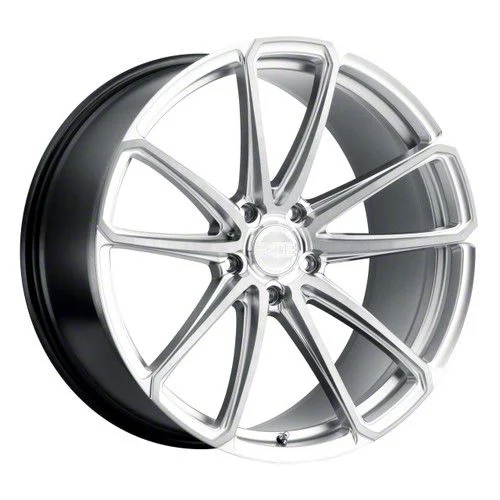 XO Luxury Madrid Hyper Silver Milled and Brushed Face Wheel; 20x10.5; 38mm Offset (16-24 Camaro)