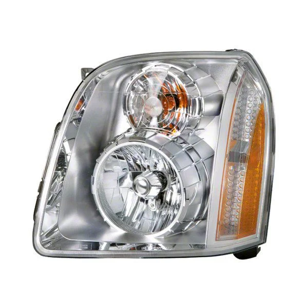 Headlights Depot Halogen Headlight; Driver Side (07-11 Yukon)