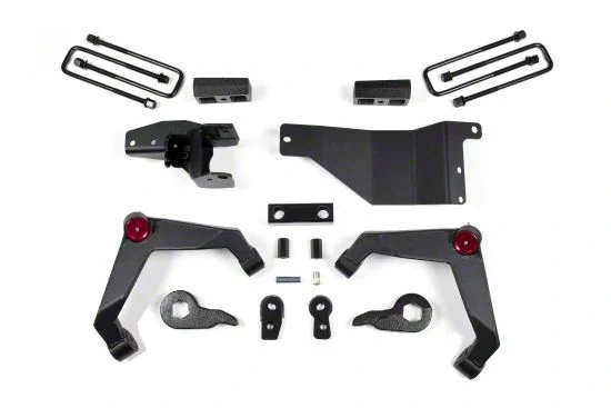 Zone Offroad 3-Inch Adventure Series Upper Control Arm Suspension Lift Kit; RPO FK2, FK3, FF6, FF7, FF8 or FF9 (07-10 4WD Silverado 3500 HD SRW)
