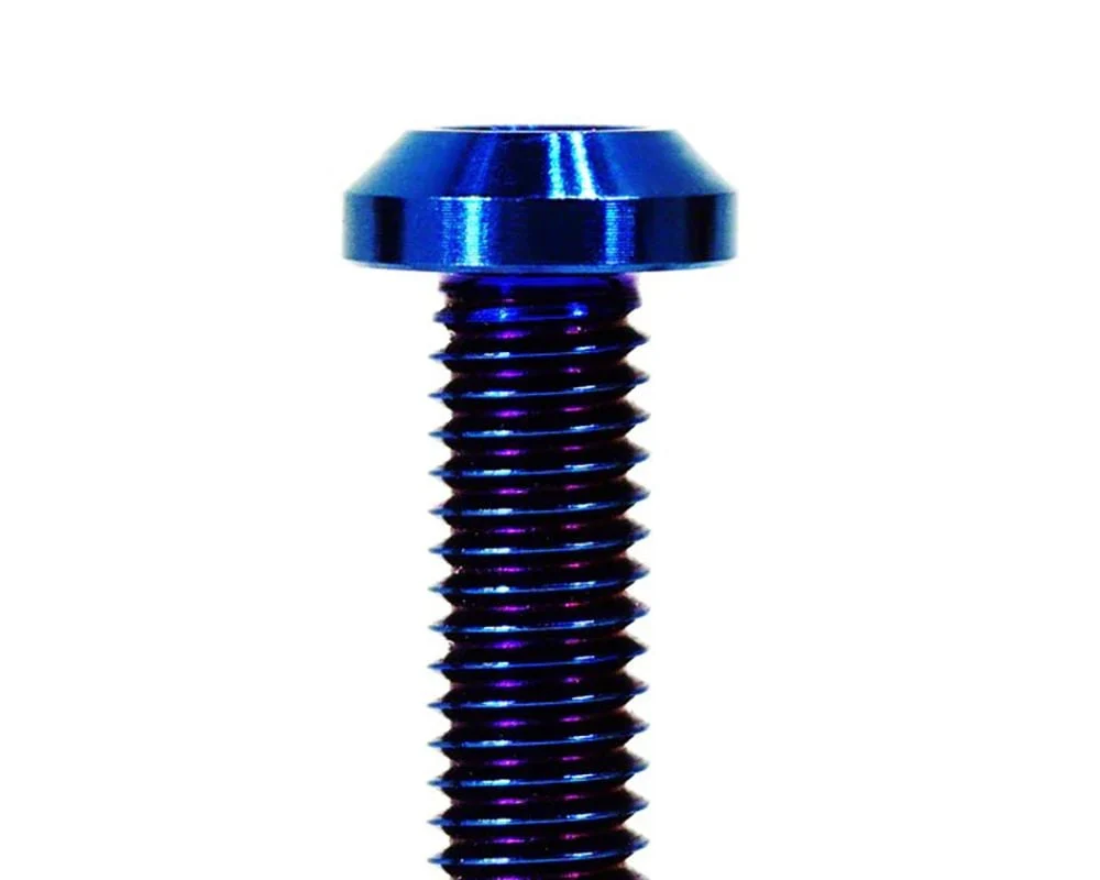 ZSPEC Design Stage 2 Dress Up Bolts Fastener Kit; Titanium; Blue (16-24 Camaro LT1, SS)